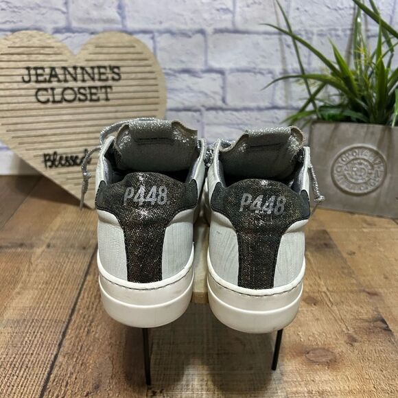 P448 Thea Platform Leopard Sneakers 39 - Picture 13 of 15